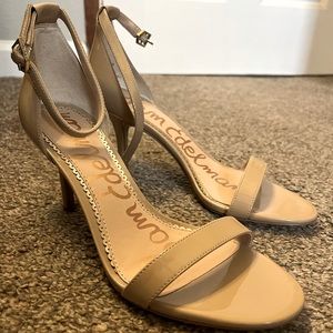 Sam Edelman strappy nude heels size 7